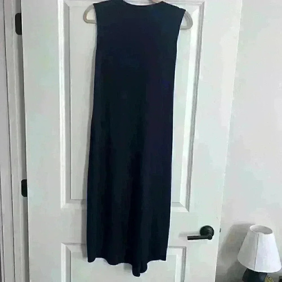 VINCE Front Twist Sleeveless Midi Dress Size - Small - Picture 3 of 5